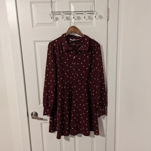 Button Pattern Dress